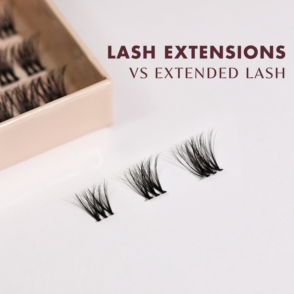 Lash extensions vs extended lash