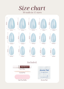 Glacier Blue, Medium Almond